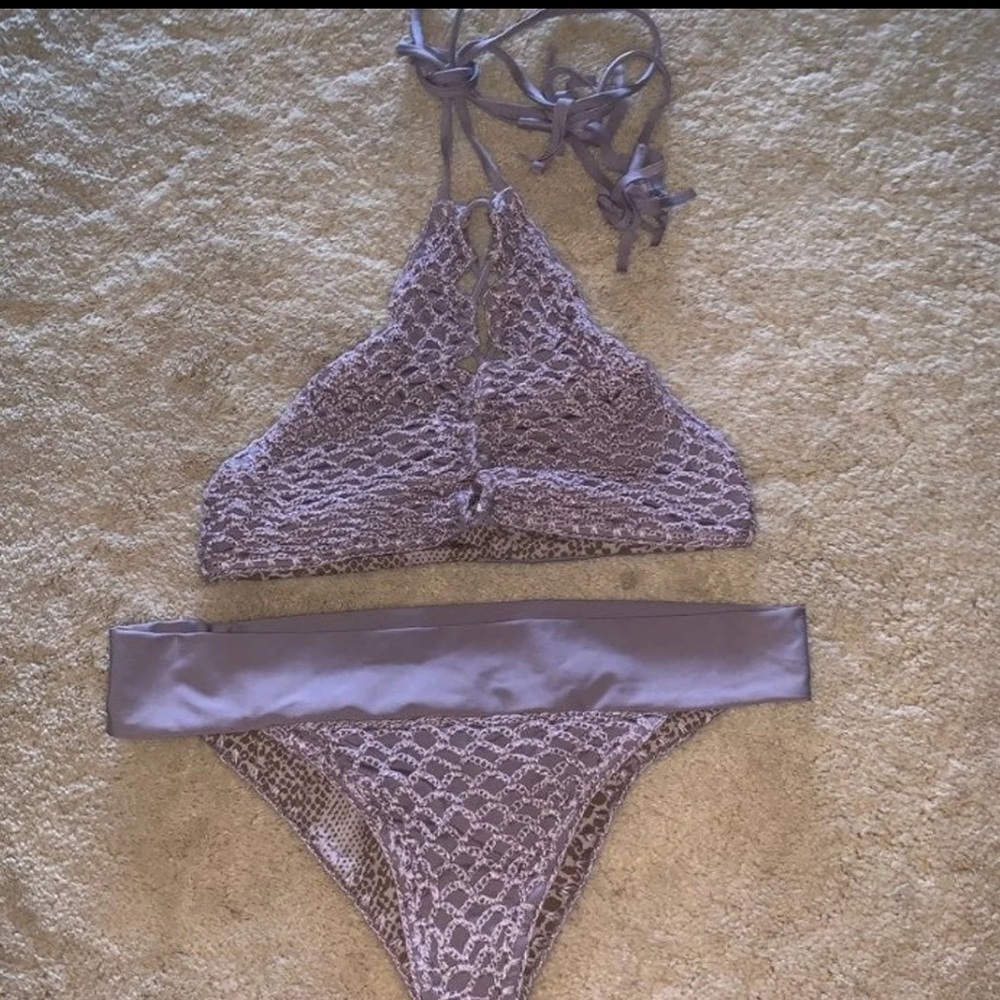 Acacia purple bikini set